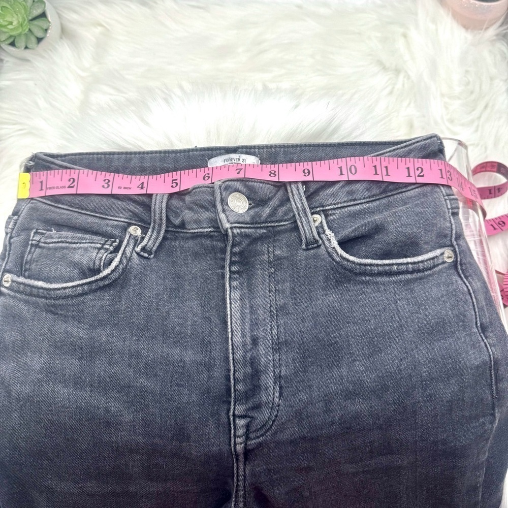 Forever21 Black Wash High-waist Skinny Jeans Size small in Juniors - Picture 6 of 9
